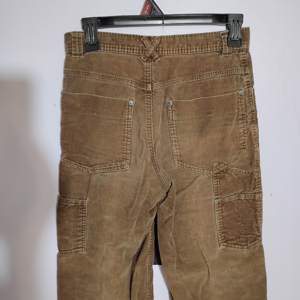 Old Navy Brown Cargo Corduroy Pants Straight Leg - Picture 2 of 10